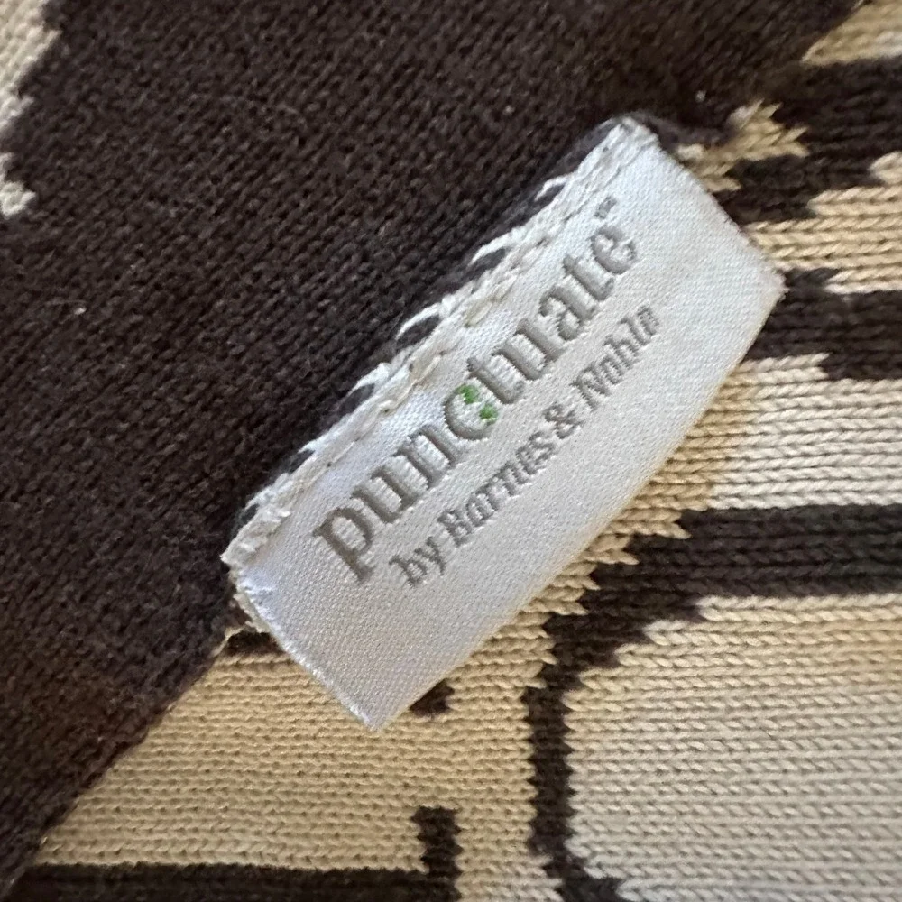 Punctuate Barnes & Noble Literary Quotes Knit Throw Blanket 100% Cotton 60x70